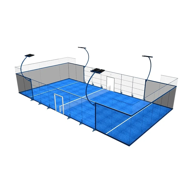 Suspended Full Vision Padel Tennis Court Outdoor And Indoor Tennis Court
