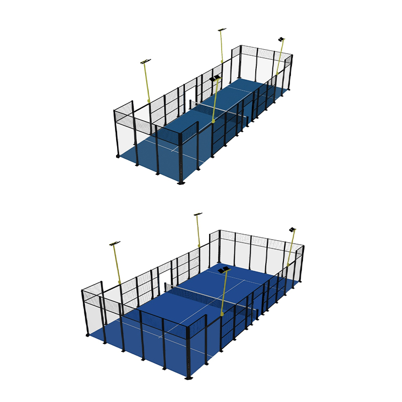 Classic Padel Tennis Court Outdoor Tennis Court Indoor